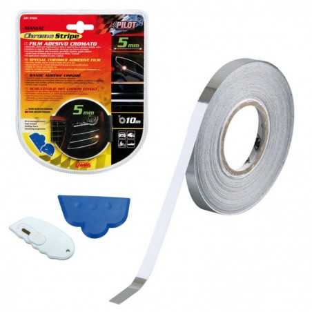 LAMPA Cinta adhesiva cromada 5 MM 10 M LAM07694