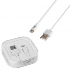 LAMPA Mobile phone charging cable USB/APPLE 8 PINS ESSENTIAL 100 CM LAM38807