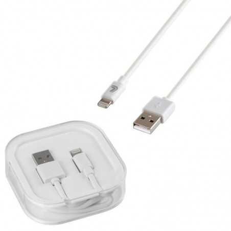 LAMPA Cable de carga teléfono móvil USB/APPLE 8 PINS ESSENTIAL 100 CM LAM38807