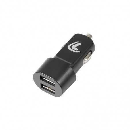 LAMPA Cigarette lighter charger with 2 ports USB ESSENTIAL 2100 MA 12/24 V LAM38811