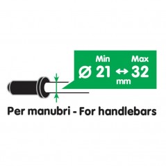 LAMPA Cigar lighter charger fixing to motorcycle handlebars USB 12/24V 3000MA LAM38832