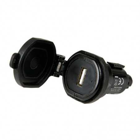 LAMPA Cargador de mechero carga rápida para teléfono móvil DIN USB 12/32V 2400MA LAM38880