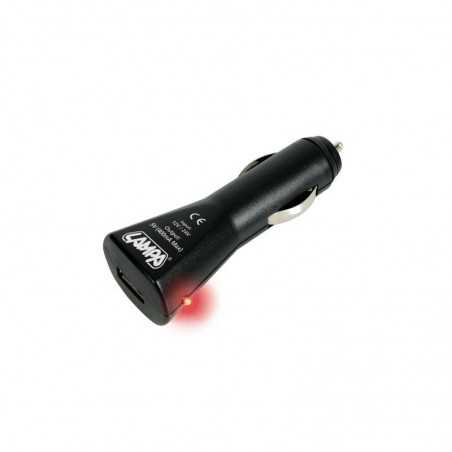 LAMPA Cigarette lighter plug 1 port USB 12/24V 500MA LAM39041
