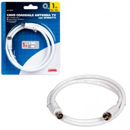 LAMPA coaxial cable for antenna TV GLOBO 1 M LAM39103