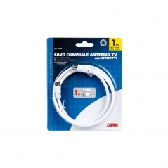 LAMPA coaxial cable for antenna TV GLOBO 1 M LAM39103
