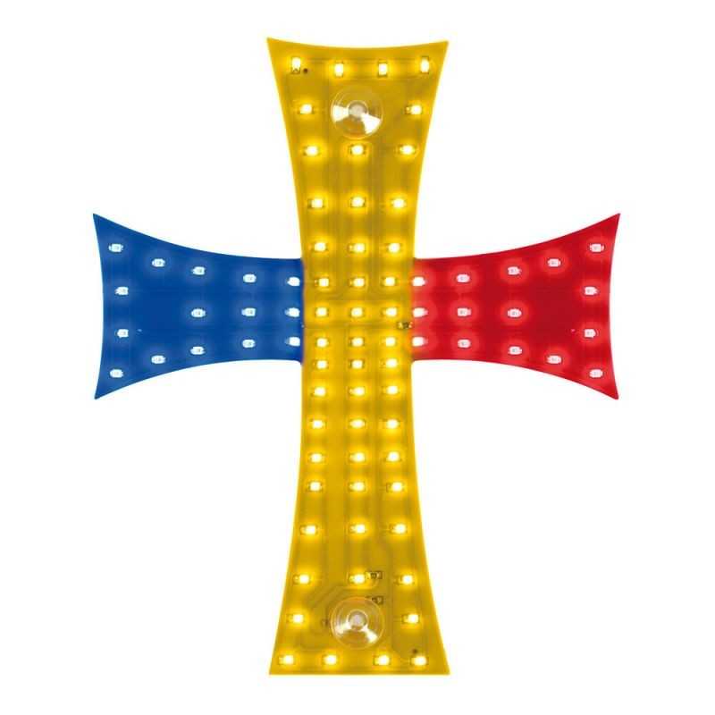 LAMPA wired romanian cross 24V 81 LED 200X250 MM 185 CM LAM96977