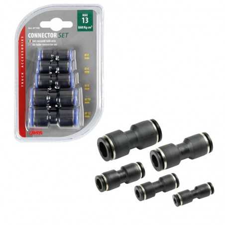 LAMPA Bag of 5 air connectors for truck 4 6 8 10 12 MM 4 6 8 10 12 MM LAM97199