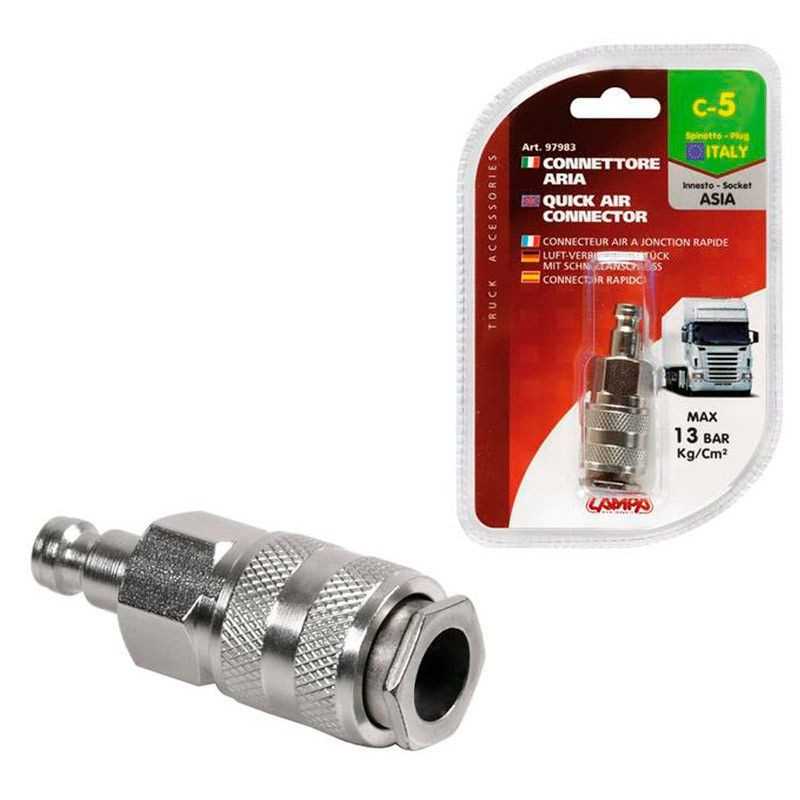LAMPA Conector aire para camión enchufe Italia Asia C-5 LAM97983