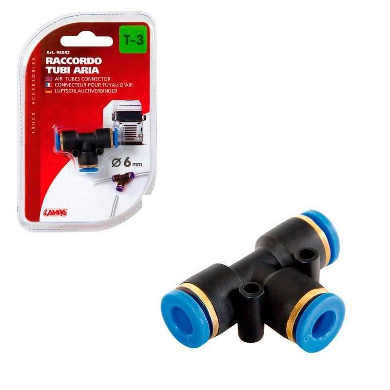 LAMPA Air hose connection connector T3 Ø6 MM T3 Ø6 MM LAM98082