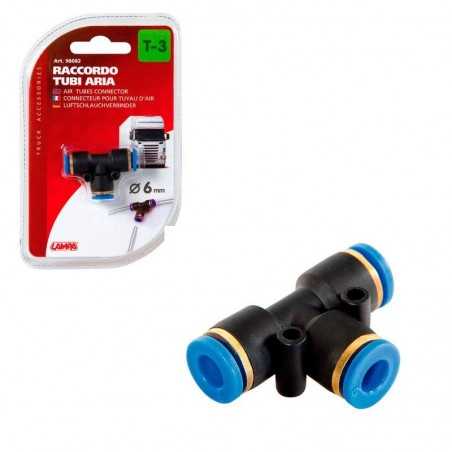 LAMPA Conector conexión de la mangera aire T3 Ø6 MM LAM98082