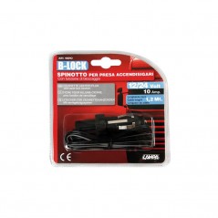 LAMPA Enchufe mechero con funcion bloqueo B-LOCK 120 CM 10A 12/24V LAM98092