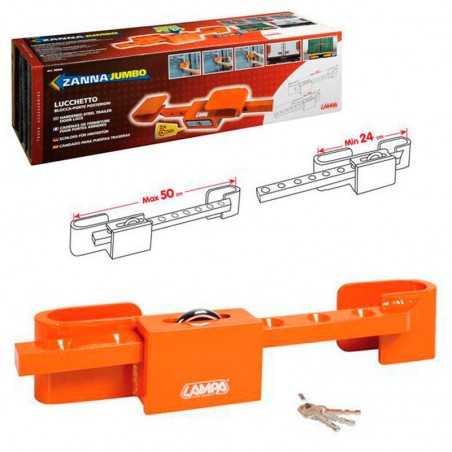 LAMPA Cierre seguridad camion puerta trasera acero endurecido 24-50 CM LAM98568