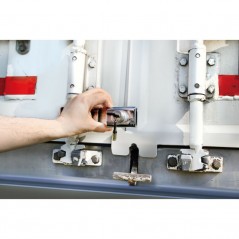 LAMPA Cierre seguridad camion puerta trasera acero 22-43 CM LAM98698