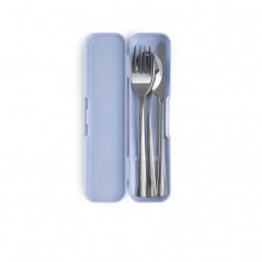 FASEBA Case with fork, spoon and stainless steel knife IBILI (16CM/16CM/18CM) 07210