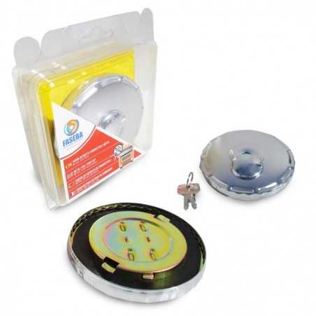 FASEBA Tapón depósito de combustible con llave para camión METAL 80 MM 11105