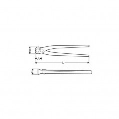 SUPER-EGO professional russian pincer 9" 22 5 CM SUPER EGO 13154