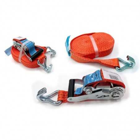 FASEBA Interior load securing lashing band + closed hook ratchet 3000 KG 6,8 M 3,5 CM 21012