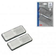 LAMPA Set of rectangular catadioptric reflectors for trailer 90X35 MM LAM20539VAR