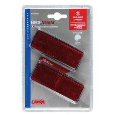 LAMPA Set of rectangular catadioptric reflectors for trailer 90X35 MM LAM20539VAR