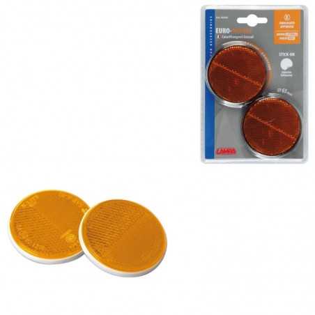 LAMPA Set of oval catadioptric reflectors for trailer 65 MM LAM20544VAR