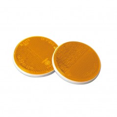 LAMPA Juego reflectores catadióptricos ovalados para remolque 65 MM LAM20544VAR