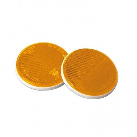 LAMPA Set of oval catadioptric reflectors for trailer 65 MM LAM20544VAR