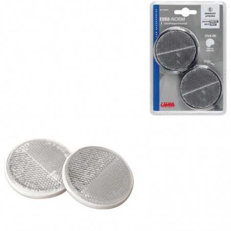 LAMPA Set of oval catadioptric reflectors for trailer 65 MM LAM20544VAR