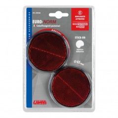 LAMPA Juego reflectores catadióptricos ovalados para remolque 65 MM LAM20544VAR