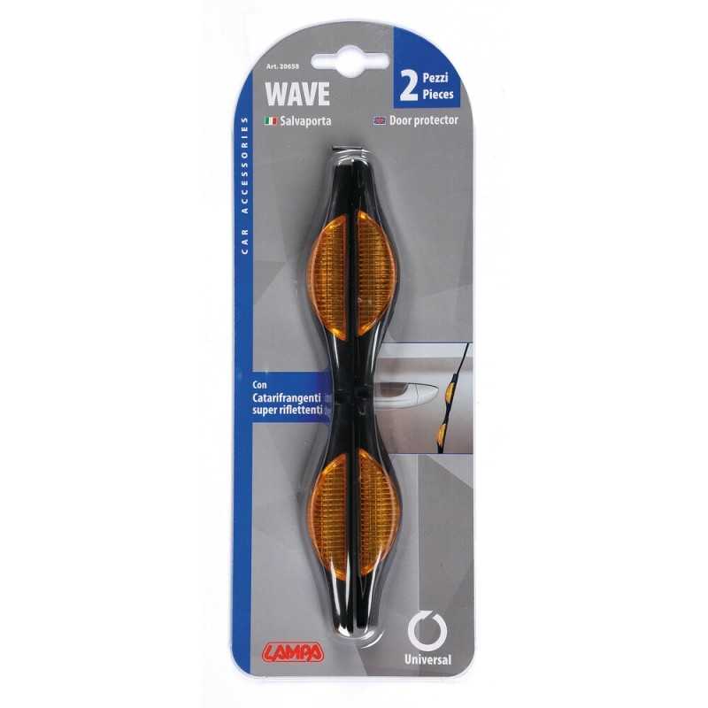 LAMPA Set 2 protectores con reflectante para puertas de coche LAM20650VAR