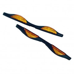 LAMPA Set 2 protectores con reflectante para puertas de coche LAM20650VAR