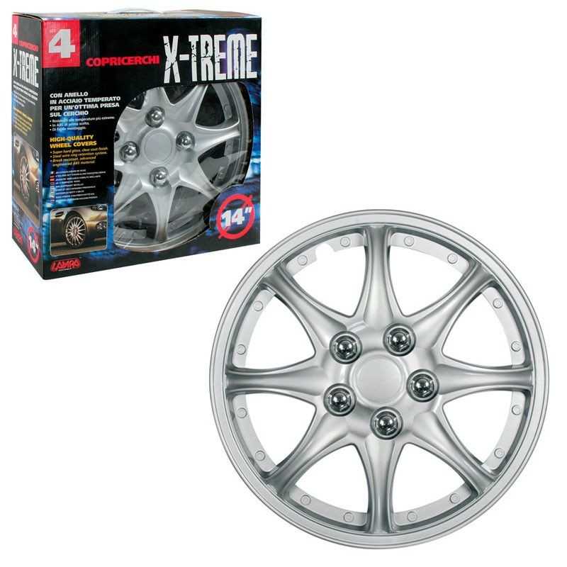 LAMPA Kit 4 hubcaps 14 C-099 LAM31151