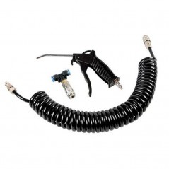 LAMPA Pistola de aire comprimido con manguera espiral MAX 13 BAR 5 M LAM97187