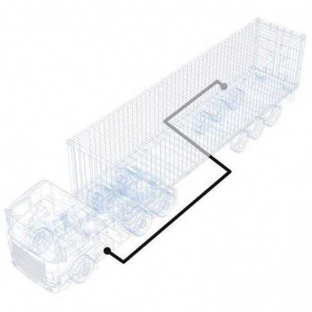 LAMPA Gun inflates tires with manometer and hose 12 M MAX 80 BAR LAM97190