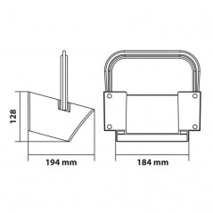LAMPA Small wheel chock support G46 LAM97878