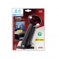 LAMPA Piloto luz perimetral izquierdo para camión 2 LED 24V 60º LAM97910