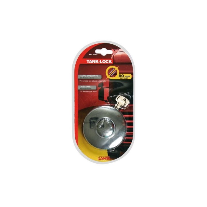 LAMPA Tapón depósito de combustible dos llaves sistema bloqueo para camión METAL 60 MM LAM98068