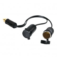 LAMPA Toma de adaptador doble al mechero 12/24 V LAM98347