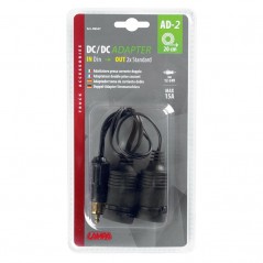 LAMPA Toma de adaptador doble al mechero 12/24 V LAM98347