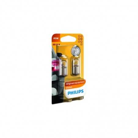 PHILIPS Blister 2 standard bulbs R5W PHILIPS 12V 5W BA15S 17236