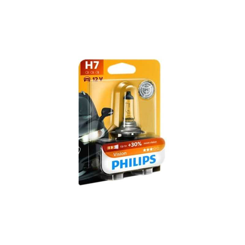 PHILIPS Lampara bombilla H7 VISION 12V 55W PX26D 17240
