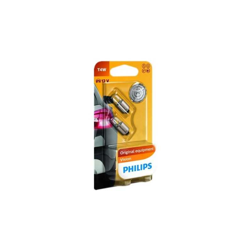 PHILIPS Blister 2 standard bulbs TAW PHILIPS 12V 4W BA9S 17241