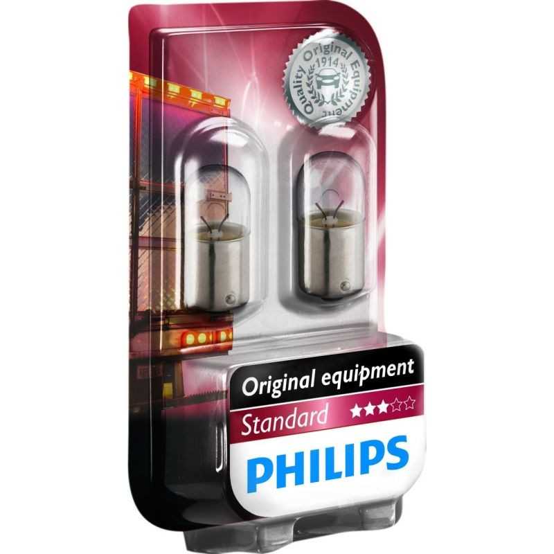 PHILIPS Blister 2 standard bulbs R5W PHILIPS 24V 5W BA15S 17247