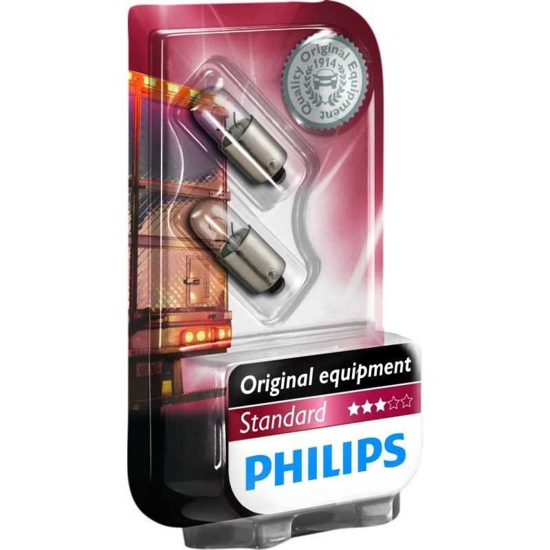 PHILIPS Blister 2 standard bulbs TAW PHILIPS 24V 4W BA9S 17248