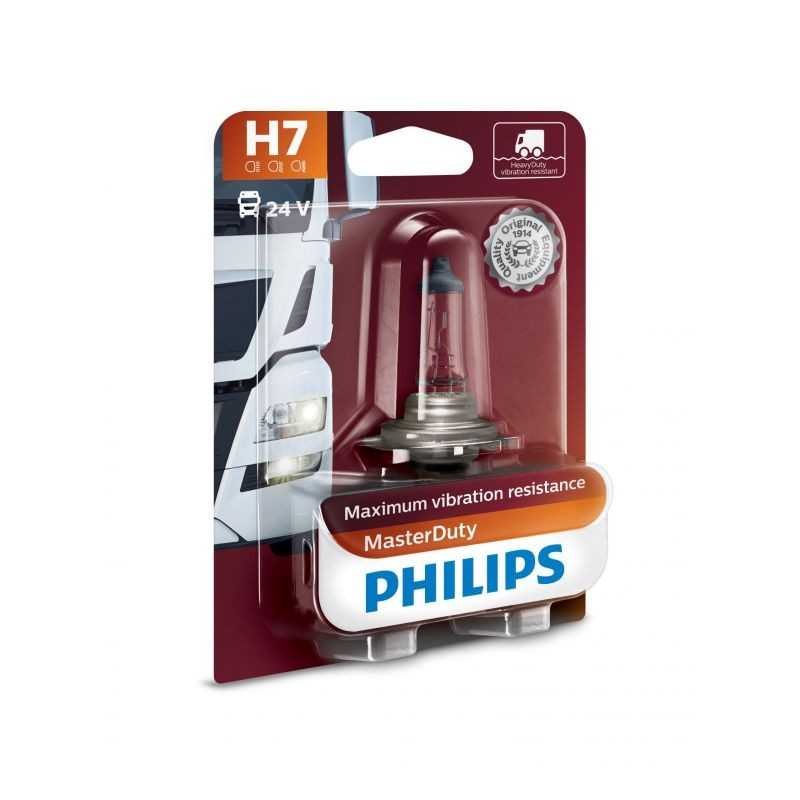 PHILIPS Lampara bombilla H7 MASTERDUTY 24V 70W PX26D 17252
