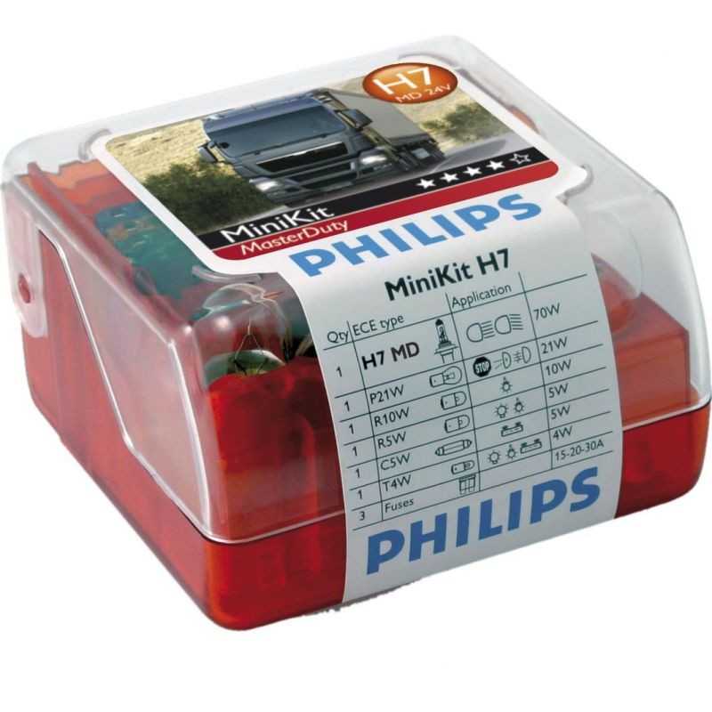 PHILIPS LAMP, LIGHT BULB MINIKIT H7 MASTERDUTY PHILIPS 24V 17255