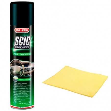 MAFRA Limpia salpicadero higienizante con bayeta SCIC GREEN 600 ML 18133B