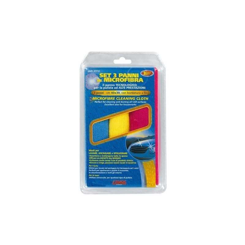 LAMPA Lote 3 bayetas microfibra 30X40 CM LAM37713