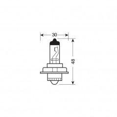 LAMPA Lámpara bombilla halógena S3 12V 15W P26S LAM91504