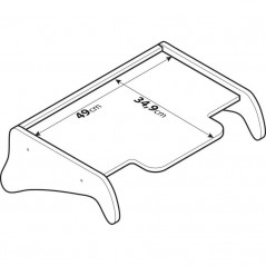 LAMPA cockpit table LAM96060