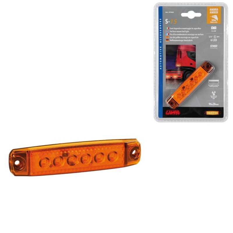 LAMPA Luz de galibo 6 LED 12/24 V LAM97009